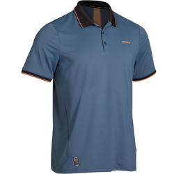 POLO DE TENNIS HOMME DRY 500 GRIS CORAIL