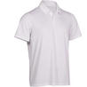 เสื้อโปโลเล่นเทนนิสรุ่น Dry 100 (สีขาว)