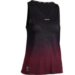 DEBARDEUR DE TENNIS FEMME TK LIGHT 990 NOIR VIOLET