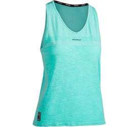 DEBARDEUR DE TENNIS FEMME TK LIGHT 990 TURQUOISE
