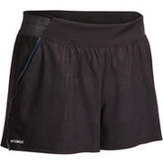 KRATKE HLAČE ZA TENIS 900 SH, ŽENSKE, SIVE/CRNE