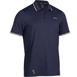POLO DE TENNIS HOMME DRY 500 MARINE