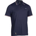 ROUPA DE TÉNIS TODO O TIPO DE CLIMA HOMEM Badminton - POLO TÉNIS DRY 500 HOMEM AZUL ARTENGO - Roupa de Badminton