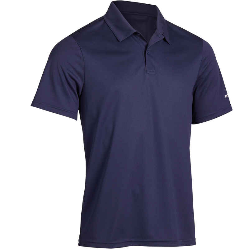 Herren Tennis Poloshirt - Essential kurzarm marineblau