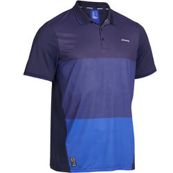 POLO DE TENNIS HOMME DRY 500 BLEU GRAPH