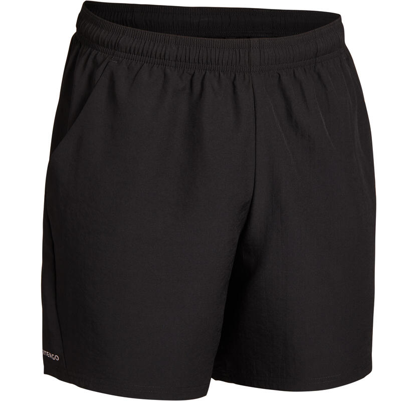 Şort Tenis TSH100 Dry Essential Alb Bărbaţi 