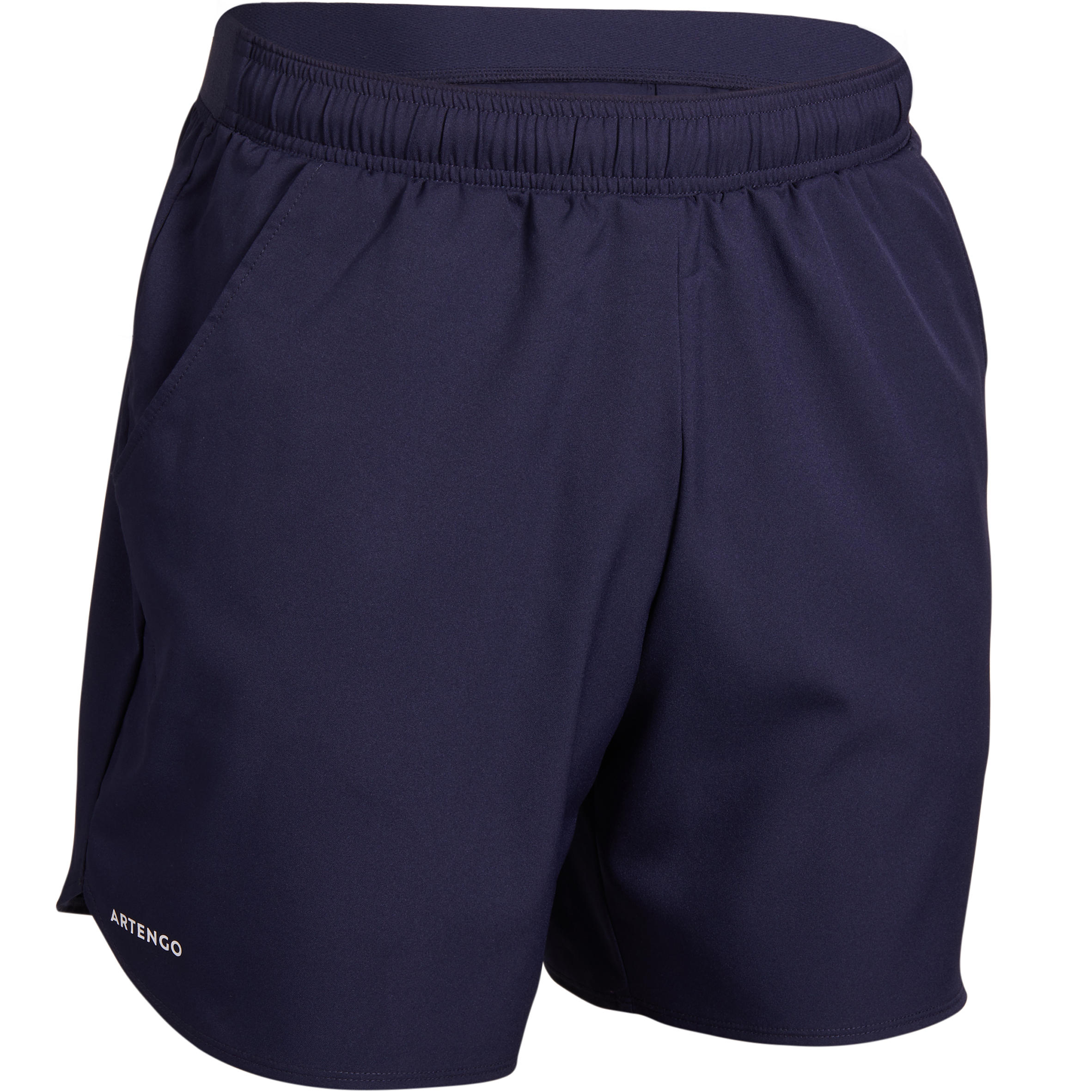 Artengo Tennisshort Heren Dry 500 Court Marineblauw artengo kopen in de aanbieding