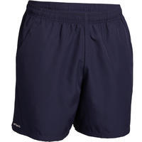 Pantaloneta corta de Tenis  TSH 100 Dry Azul Oscuro