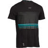 T-shirt voor tennis heren Light 900 zwart/blauw/turkoois