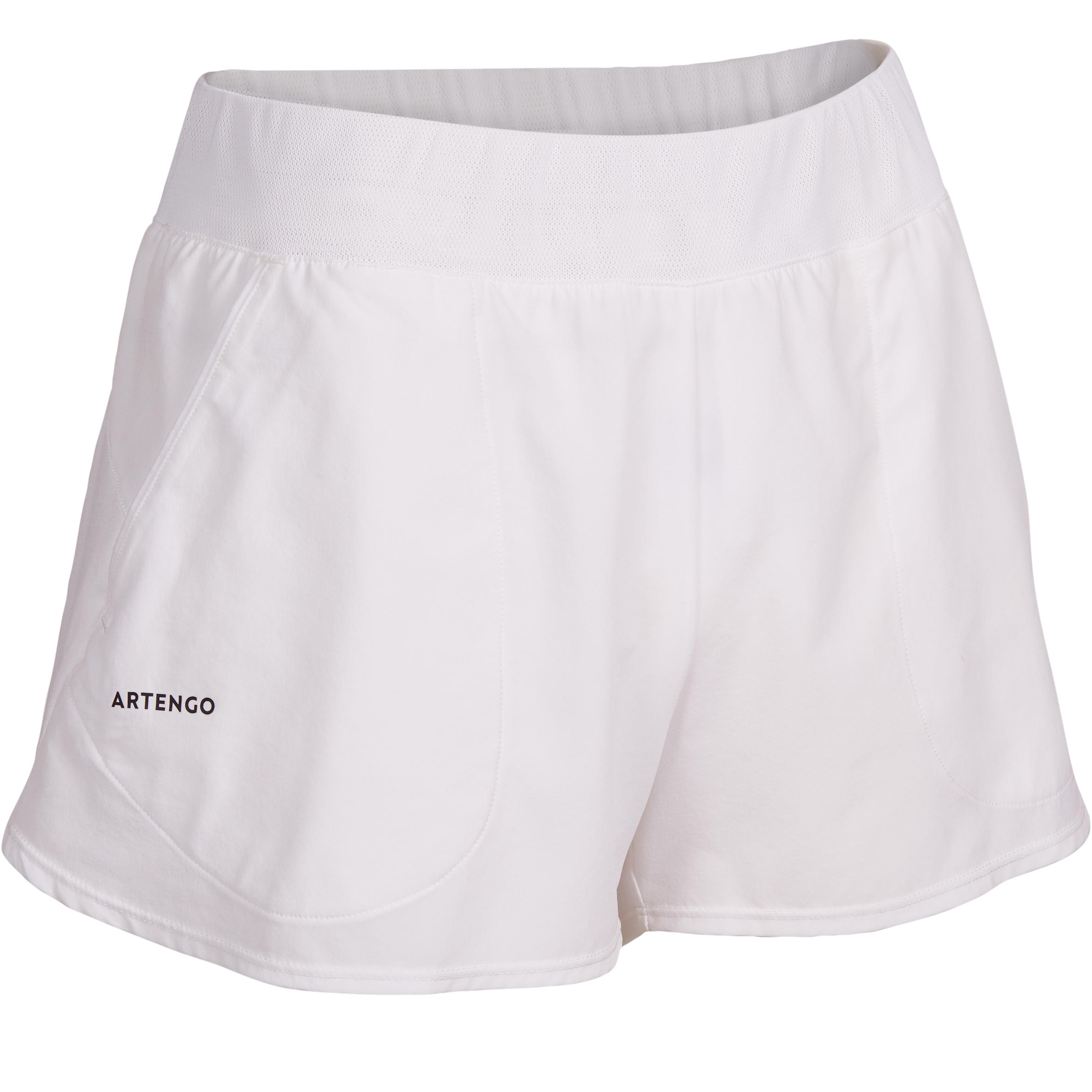 SH Soft 500 Women's Tennis Shorts - White 1/13