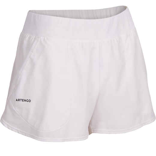 
      Shorts SH Soft 500 Tennishose Damen weiß
  