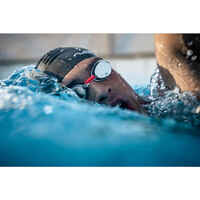 Swimming Goggles Mirrored Lenses SWEDISH Kit Black Red
