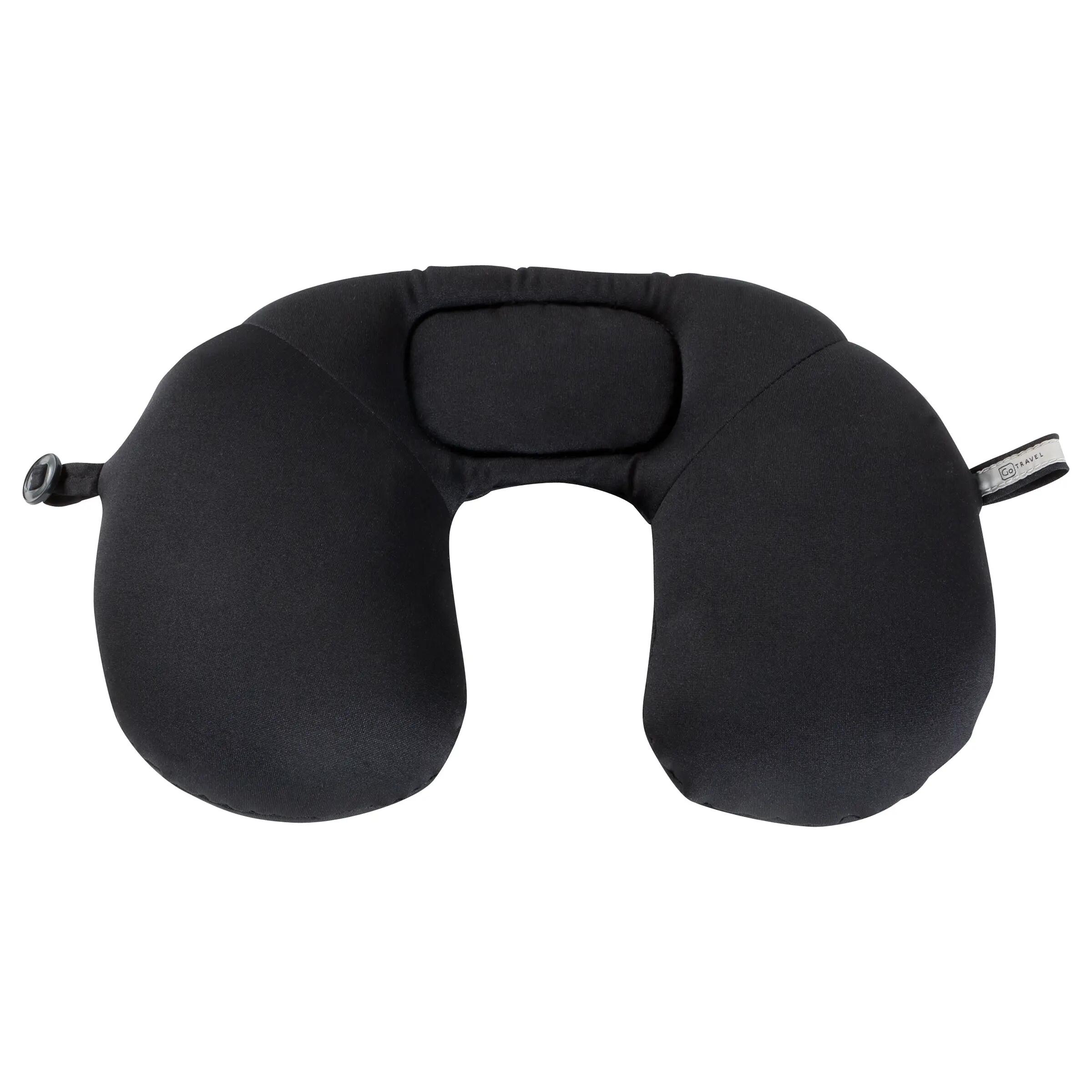 Microbead travel pillow/cushion - black 2/2
