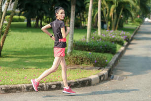 running running