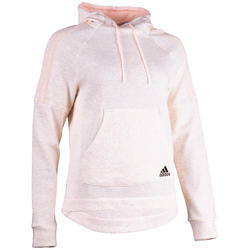 Sweat Adidas 500 capuche Gym Stretching femme rose