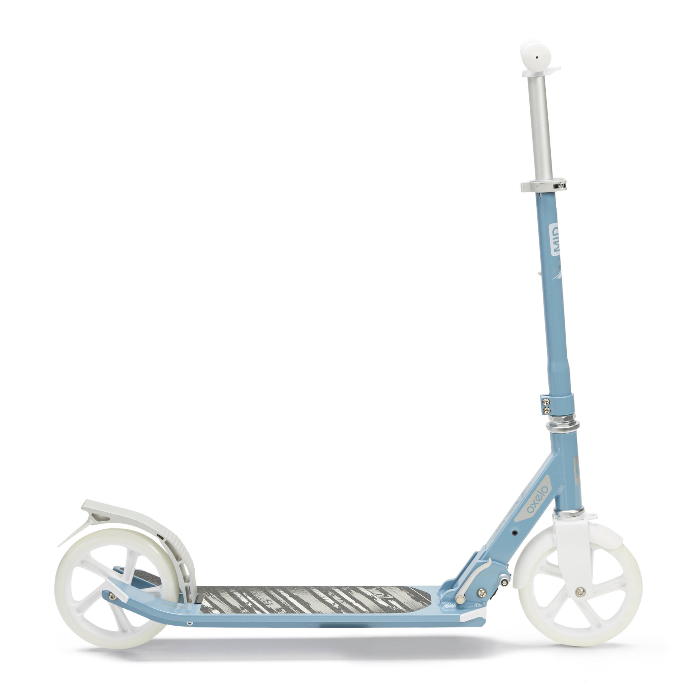 

Kids' Scooter MID 7- Grey/Blue/White with stand -  By OXELO | Decathlon, Blue/grey/white