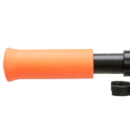 Самокат MID7 з підніжкою синій/помаранчевий