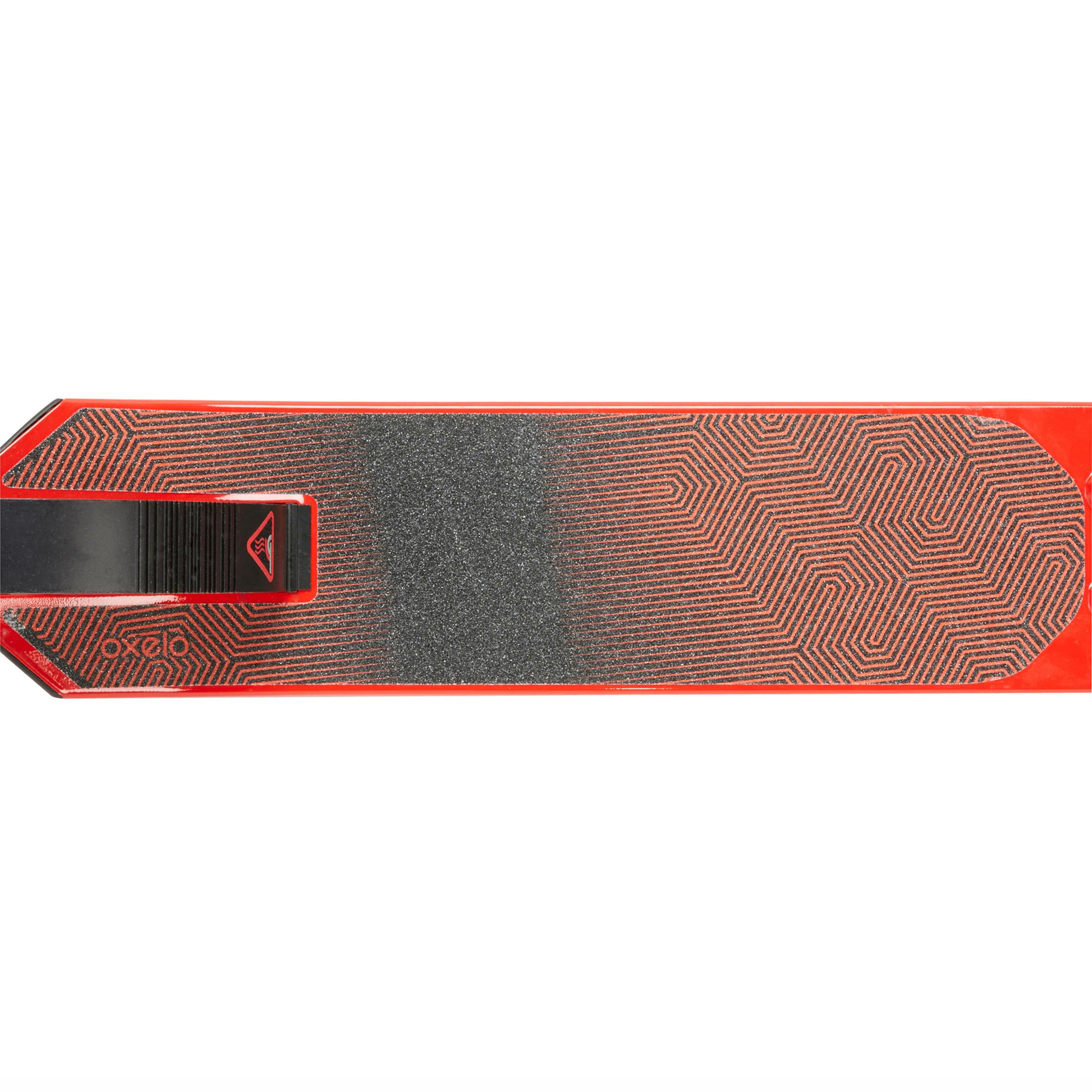 Самокат детский MID 9 с ручным тормозом черно-красный OXELO