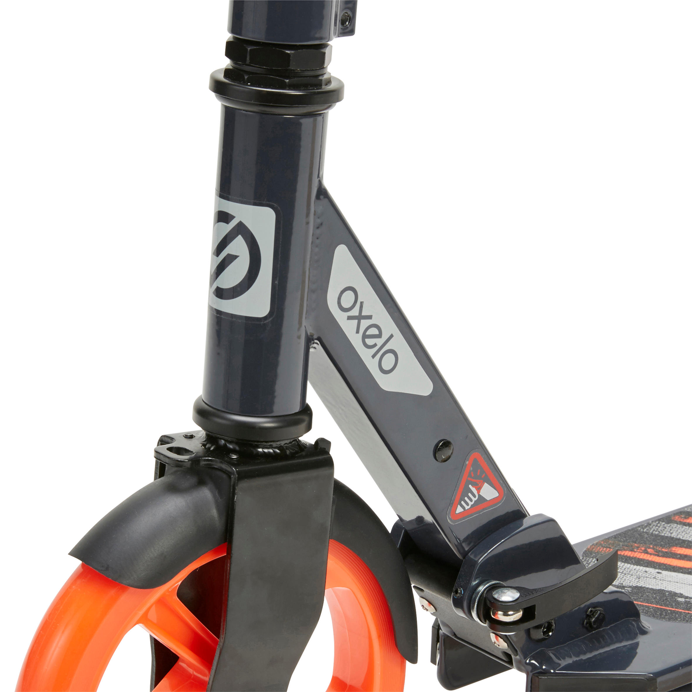 Kids' Scooter with Stand - Mid 7 Orange - OXELO