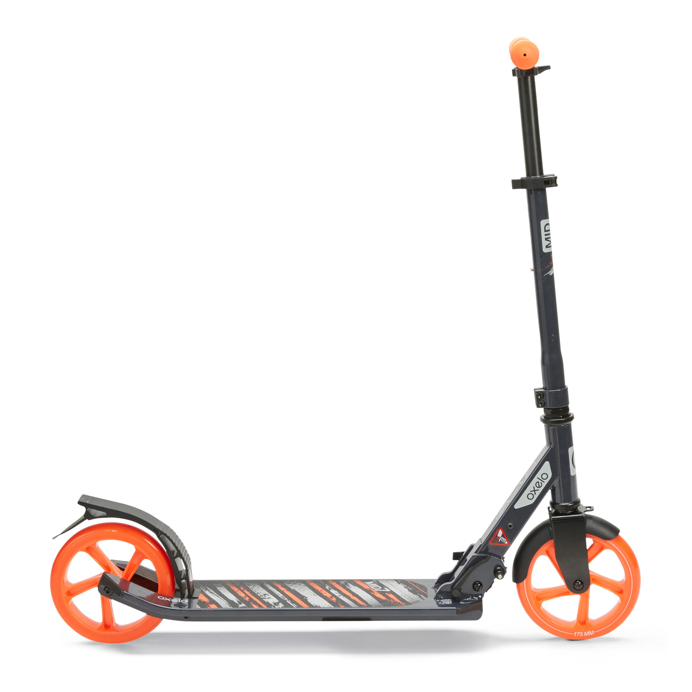Kids' Scooter with Stand - Mid 7 Orange - OXELO
