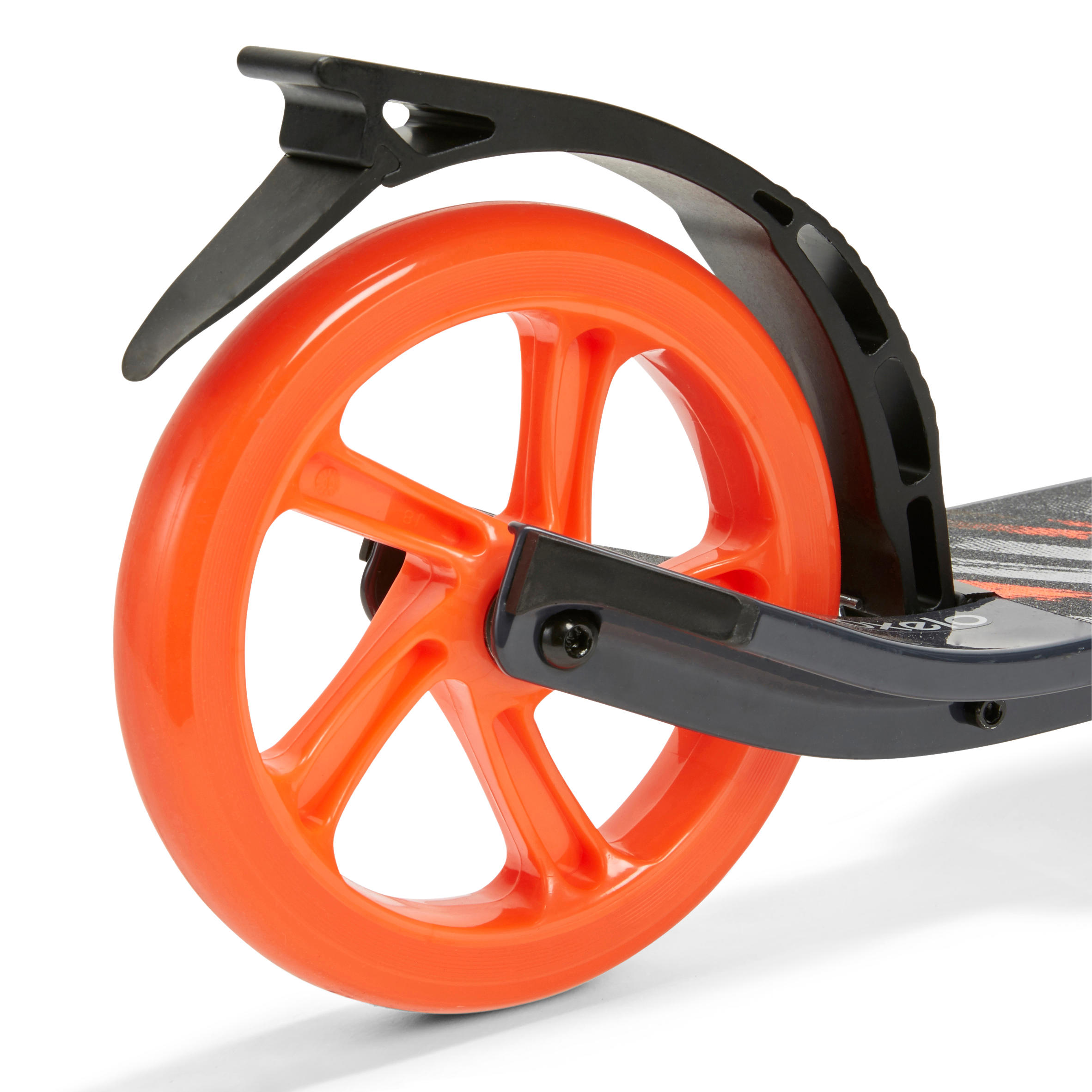 Kids' Scooter with Stand - Mid 7 Orange - OXELO