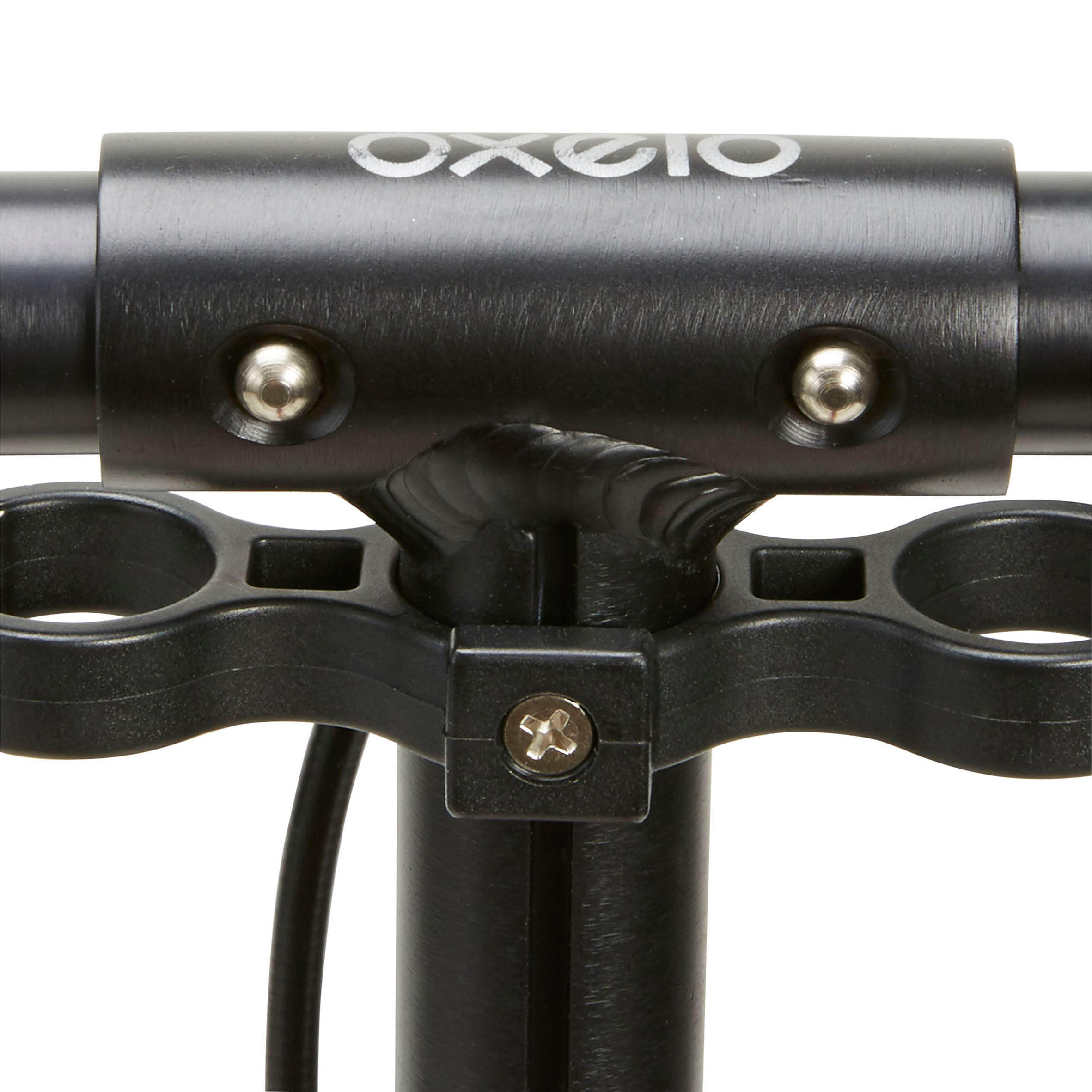 Самокат детский MID 9 с ручным тормозом черно-красный OXELO