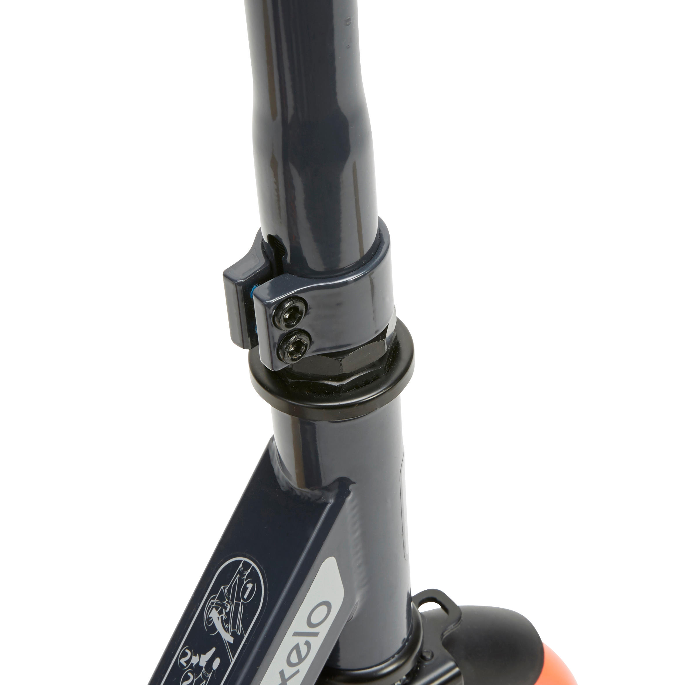 Kids' Scooter with Stand - Mid 7 Orange - OXELO