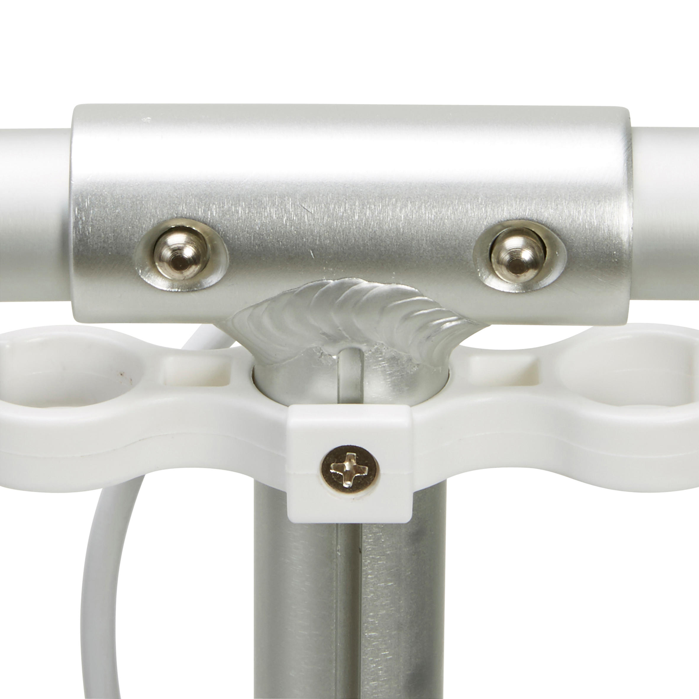 САМОКАТ детский MID 9 с ручным тормозом бело-розовый OXELO