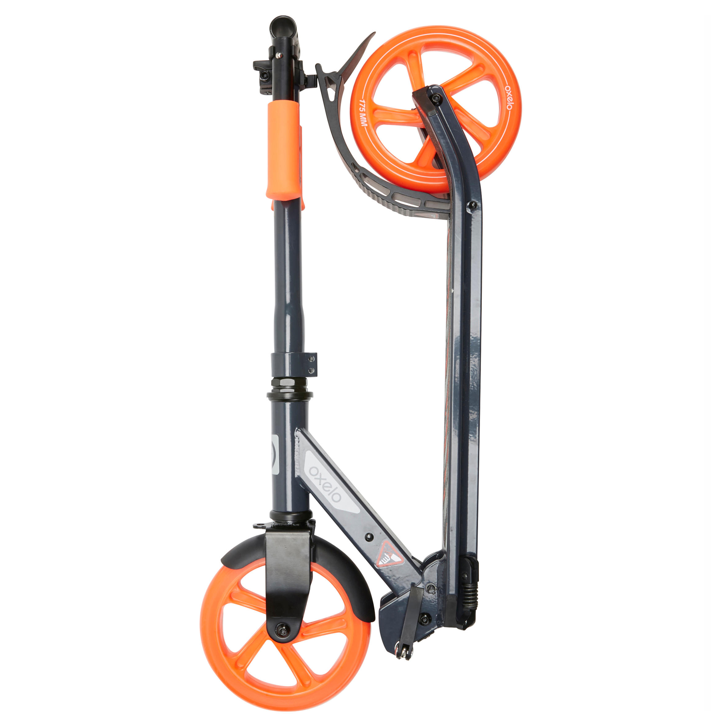 Kids' Scooter with Stand - Mid 7 Orange - OXELO