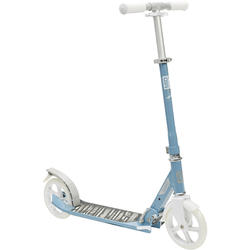 Trottinette Mid 7 Gris Bleu Blanche Avec Bequille Oxelo Decathlon Trottinette Mid 7 Gris Bleu Blanche Avec Bequille Oxelo Decathlon