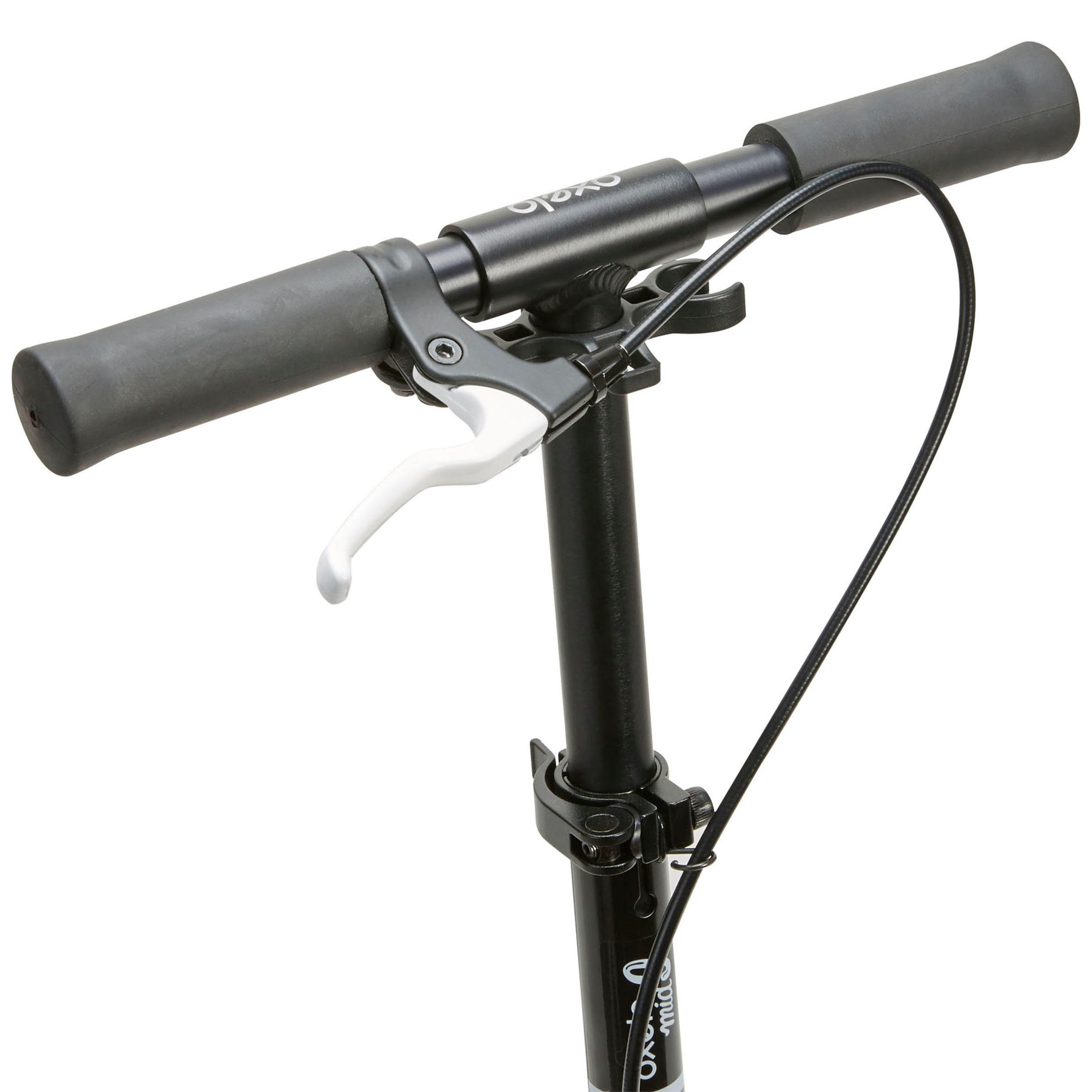 Самокат детский MID 9 с ручным тормозом черно-красный OXELO