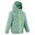 Veste imperméable de randonnée enfant MH500 KID verte