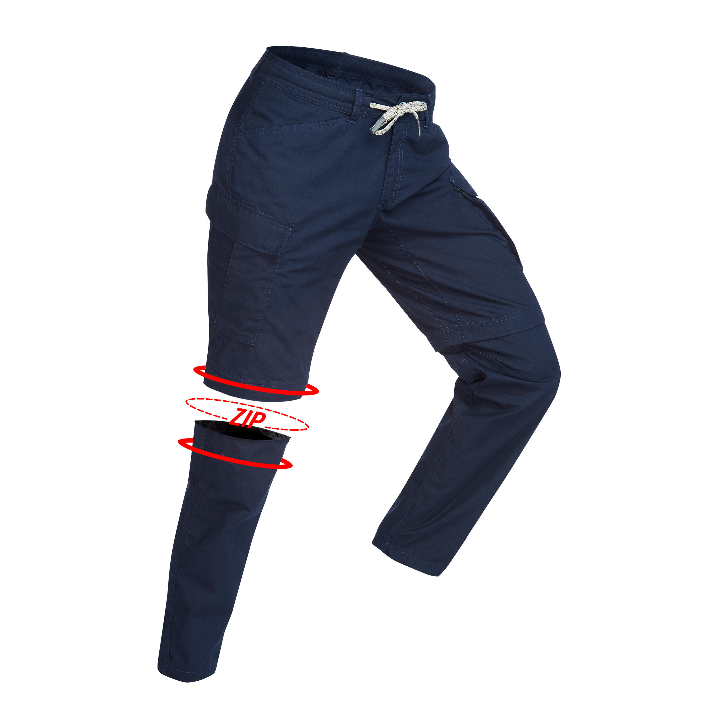 TREKMONK Men's Loose Convertible Cargo Pants Charcoal S : Amazon.in: Fashion