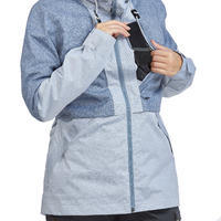 Women's Trekking Jacket Travel 100 Compact - Blue