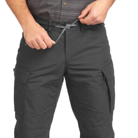 Чоловічі штани для трекінгу Travel100 - Сірі