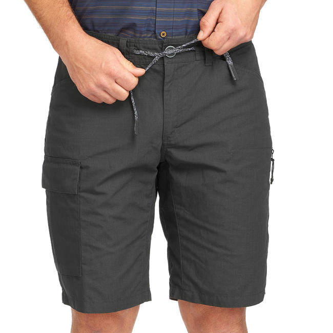 Buy Travel 100 Grey Shorts Online | Grey Men Travel shorts by Forclaz ...