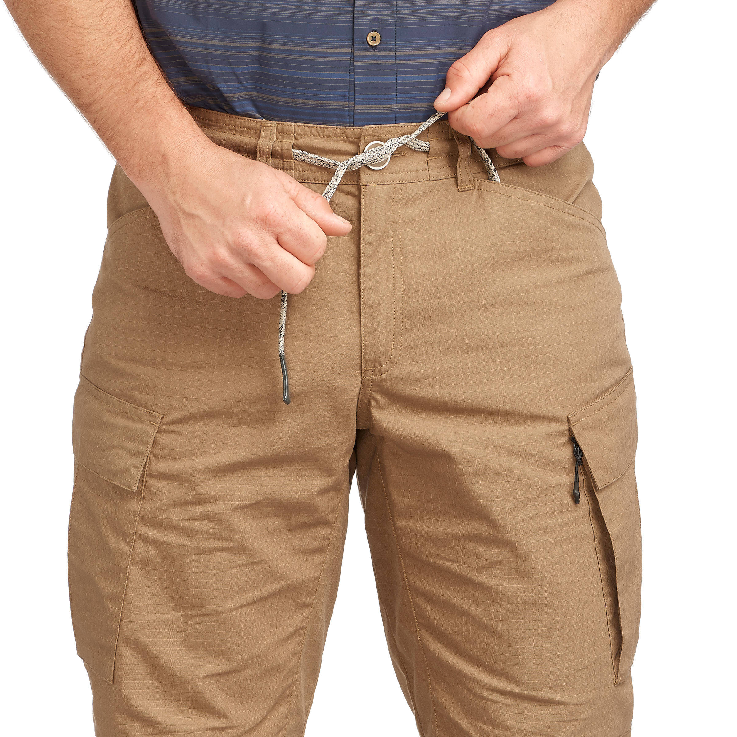 Men's Travel Trousers Travel100- Camel -  3