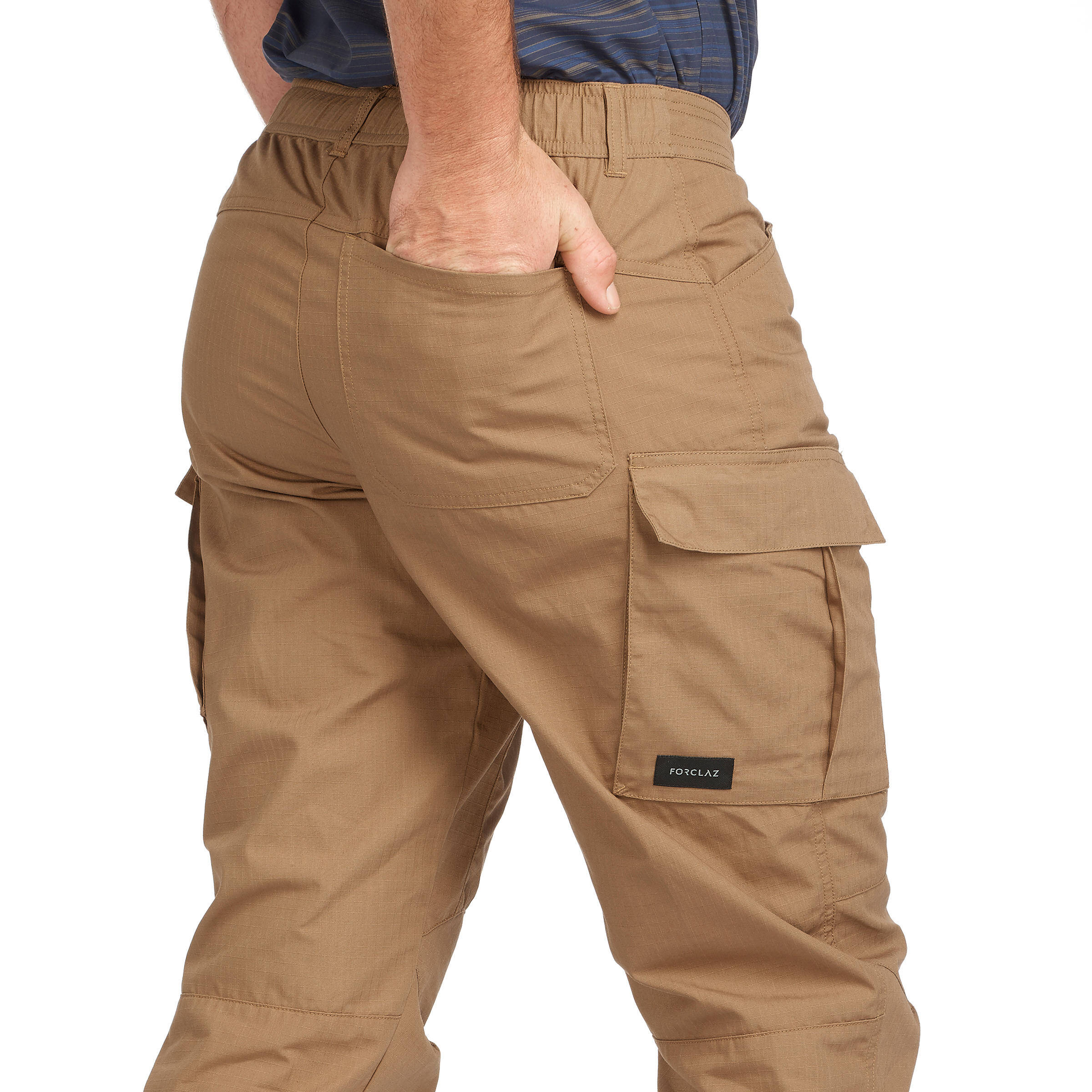 Men's Travel Trousers Travel100- Camel -  5