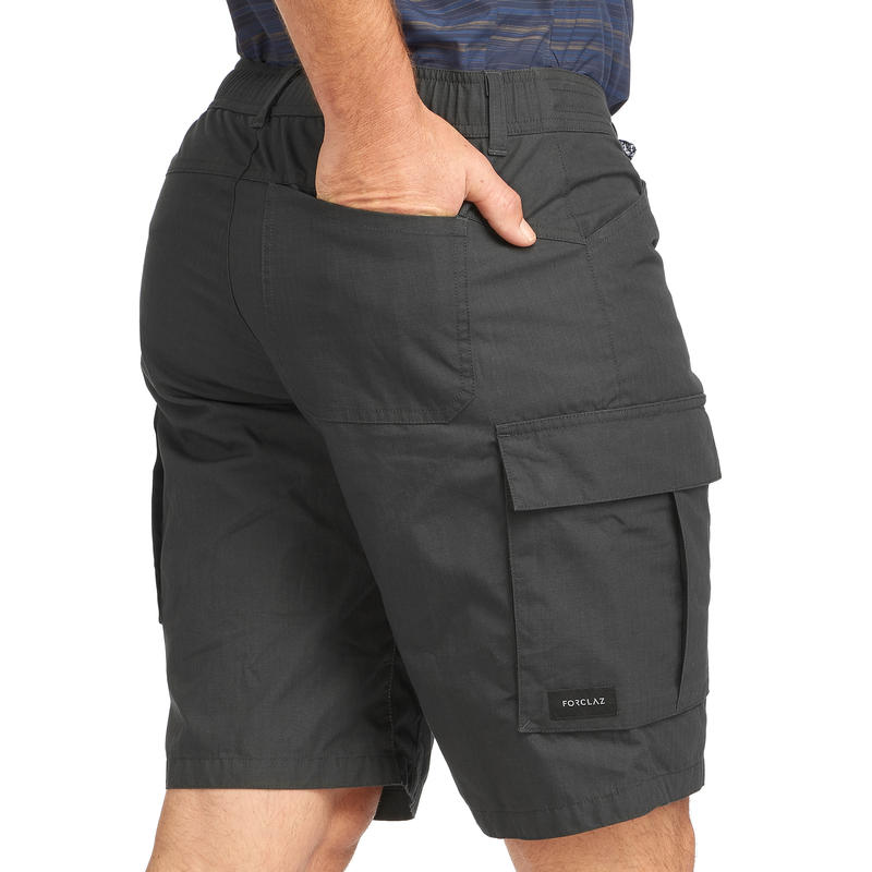 Buy Travel 100 Grey Shorts Online | Grey Men Travel shorts by Forclaz ...