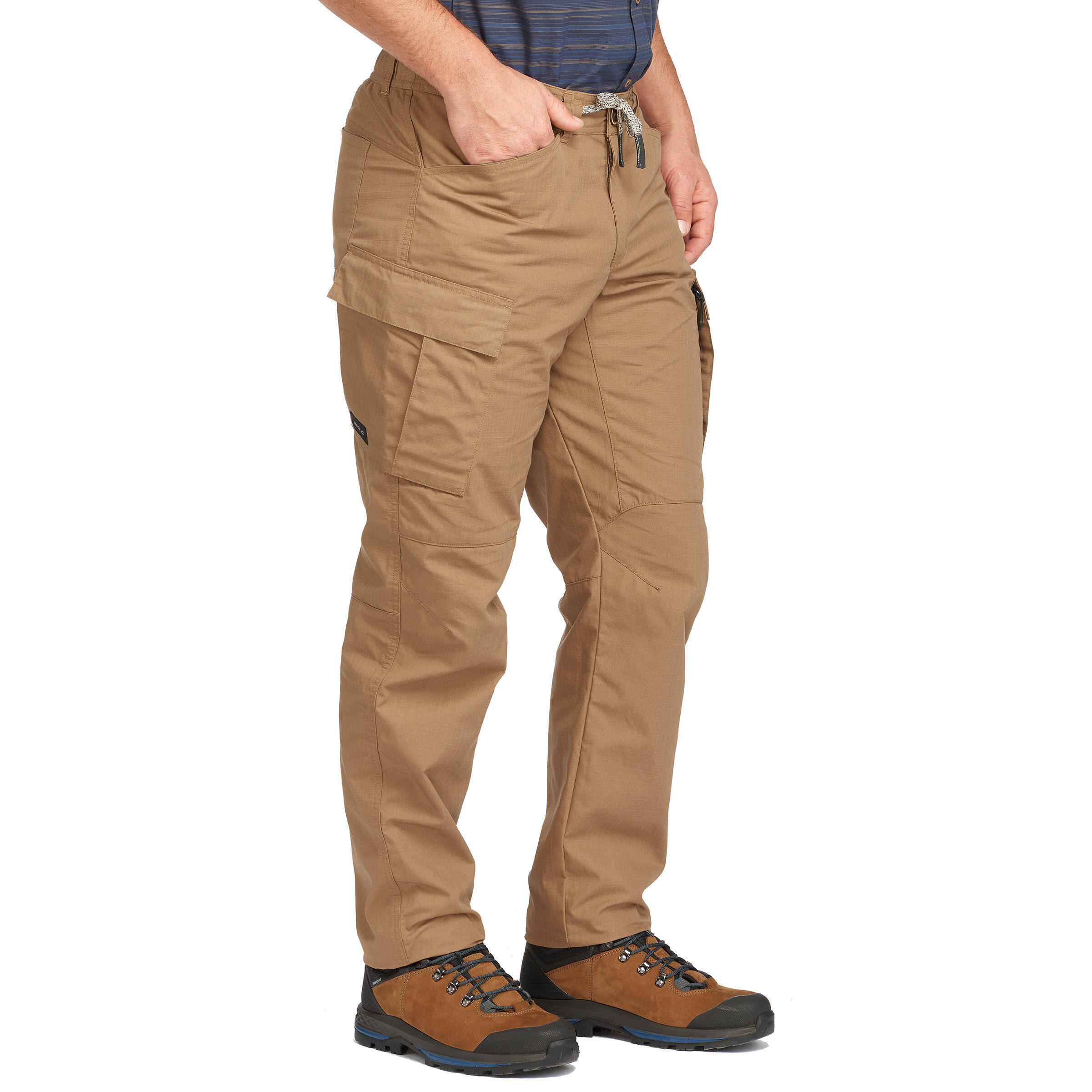 Men's Travel Trousers Travel100- Camel -  2