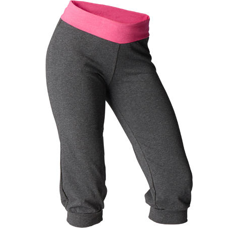 CORSAIRE YOGA DOUX FEMME COTON ISSU DE L'AGRICULTURE BIOLOGIQUE GRIS / ROSE