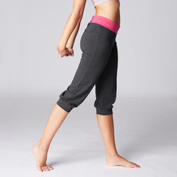 CORSAIRE YOGA DOUX FEMME COTON ISSU DE L'AGRICULTURE BIOLOGIQUE GRIS / ROSE