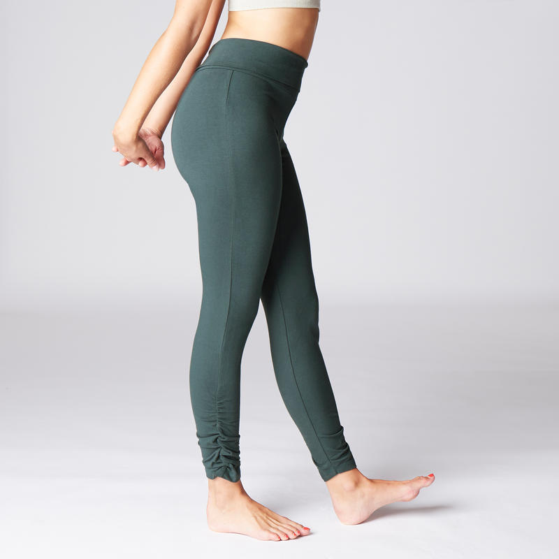 dark green yoga pants