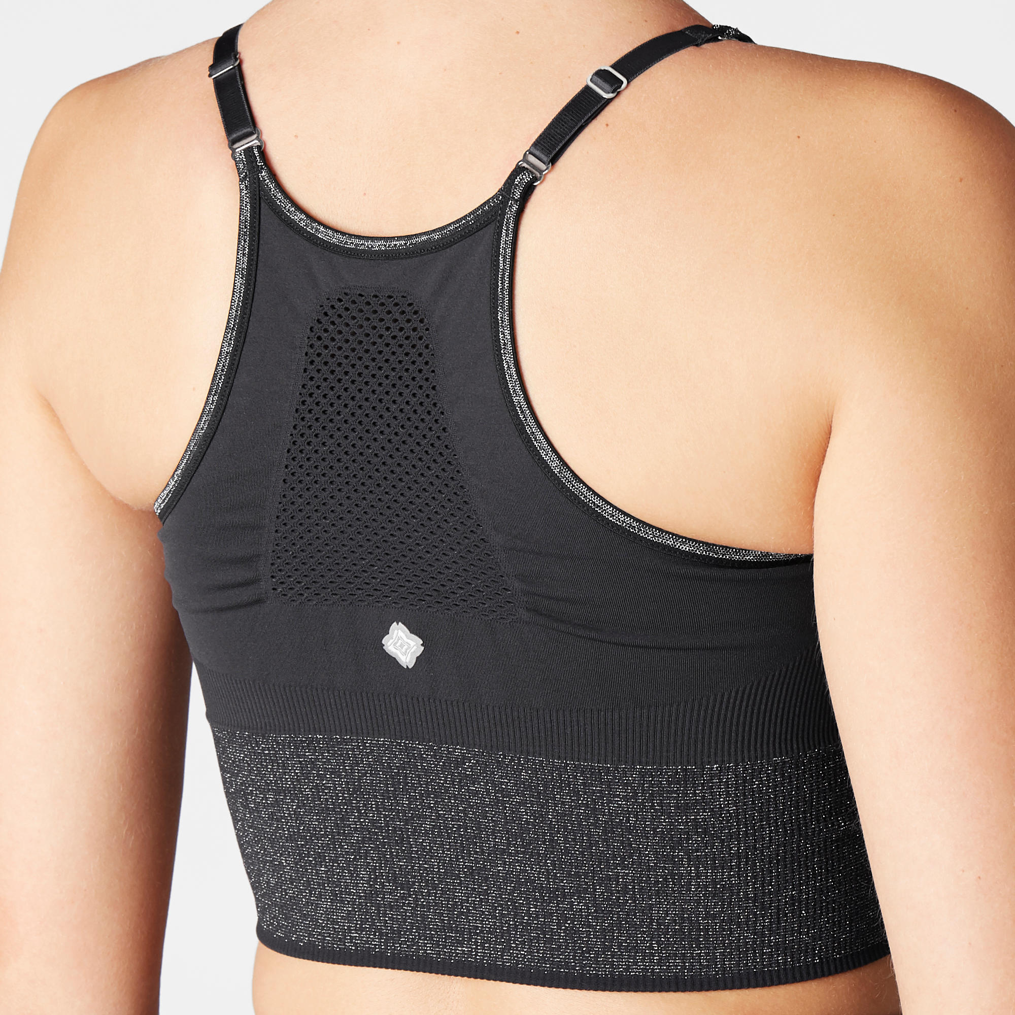 long black sports bra