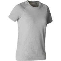 Women's Seamless Dynamic Yoga T-Shirt - Mottled Grey