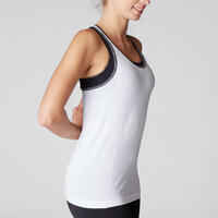 Women's Seamless Dynamic Yoga Tank Top - White
