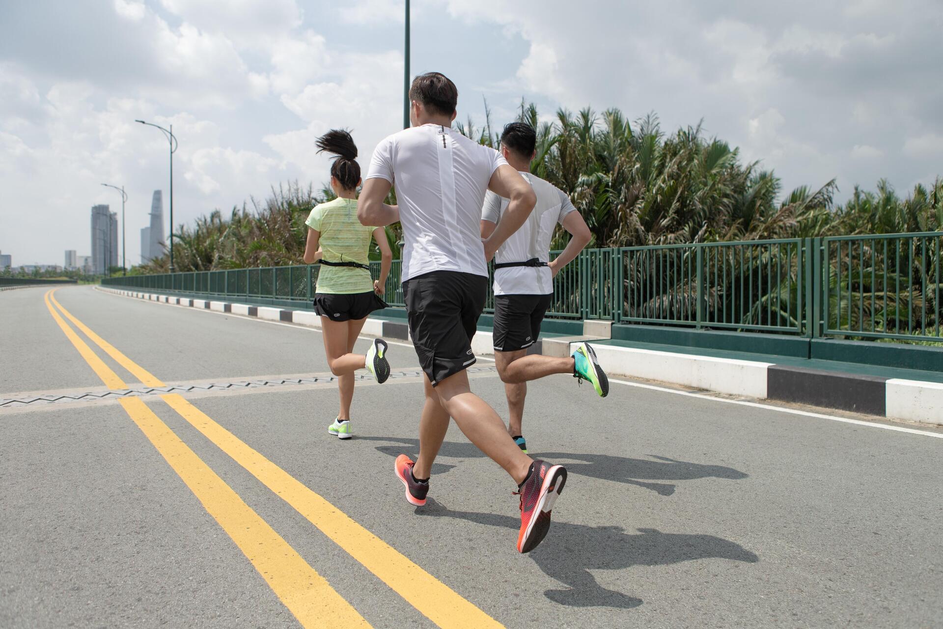 RACE NUMBER BELT FOR RUNNING COMPETITIONS FROM SHORT DISTANCE TO