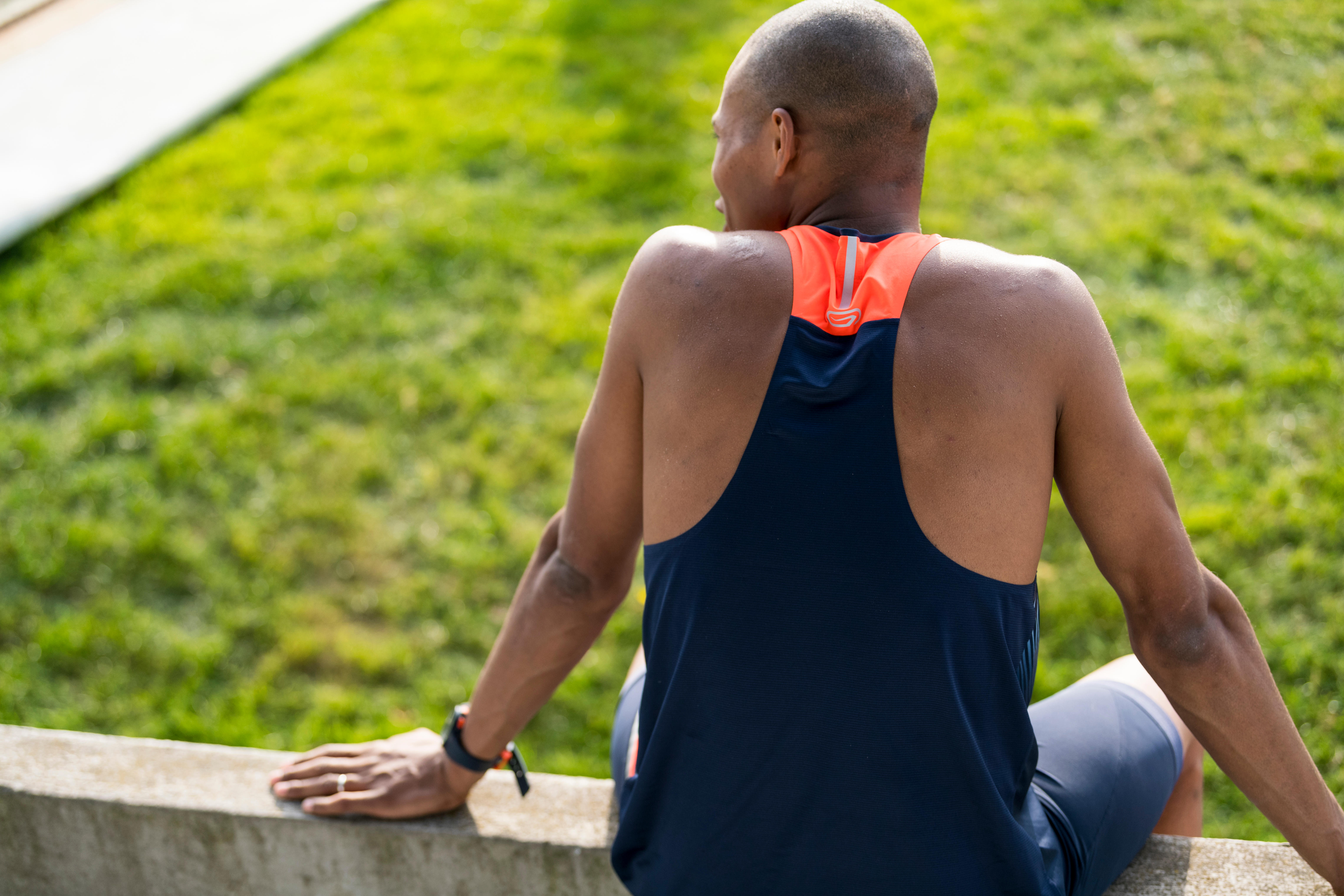 Men's Athletics Tank Top - Blue - Decathlon