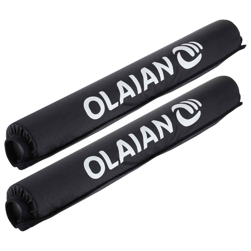 2 Foam and Fabric Bar Pads For Classic Roof Racks Decathlon
