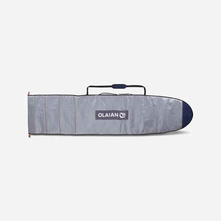 Funda para tabla de surf de 7'3 y 9'4 (221 cm y 285 cm) Olaian Housse 500 gris